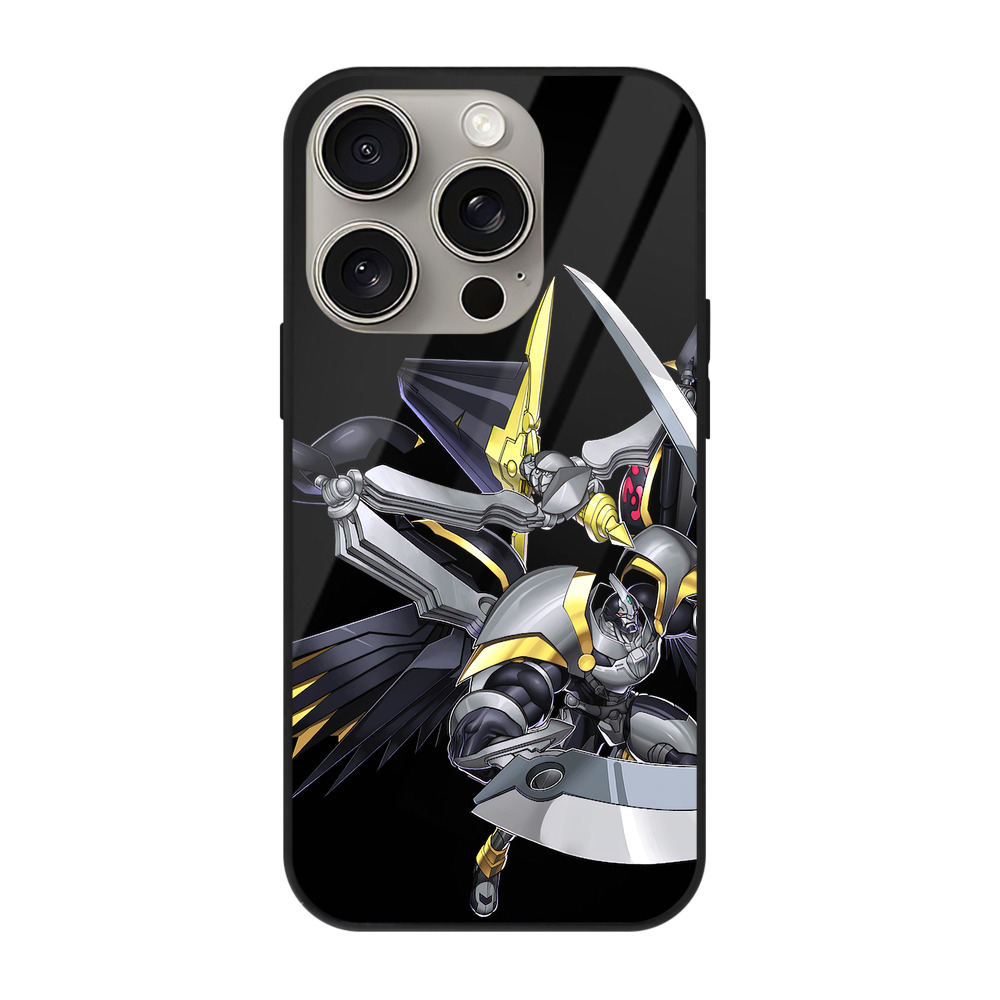 遊☆戯☆王 Yu-Gi-Oh! 【iPhone15Pro対応】スマホケース 耐衝撃＆黄変防止 背面ガラス