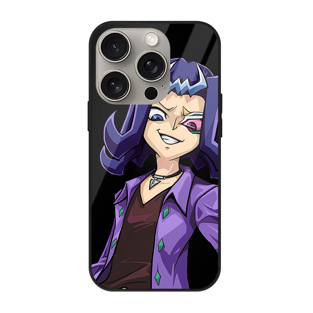 遊☆戯☆王 Yu-Gi-Oh! 【iPhone15Pro対応】スマホケース 耐衝撃＆黄変防止 背面ガラス