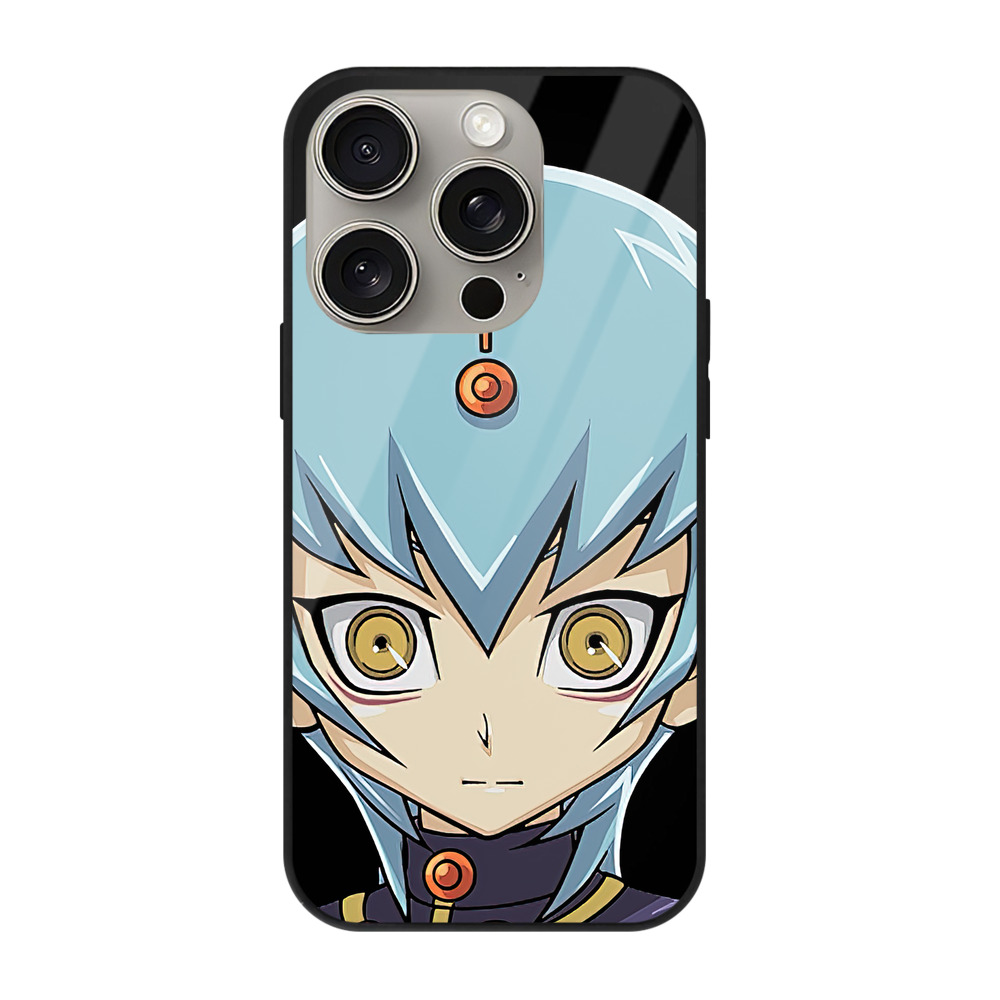 遊☆戯☆王 Yu-Gi-Oh! 【iPhone15Pro対応】スマホケース 耐衝撃＆黄変防止 背面ガラス