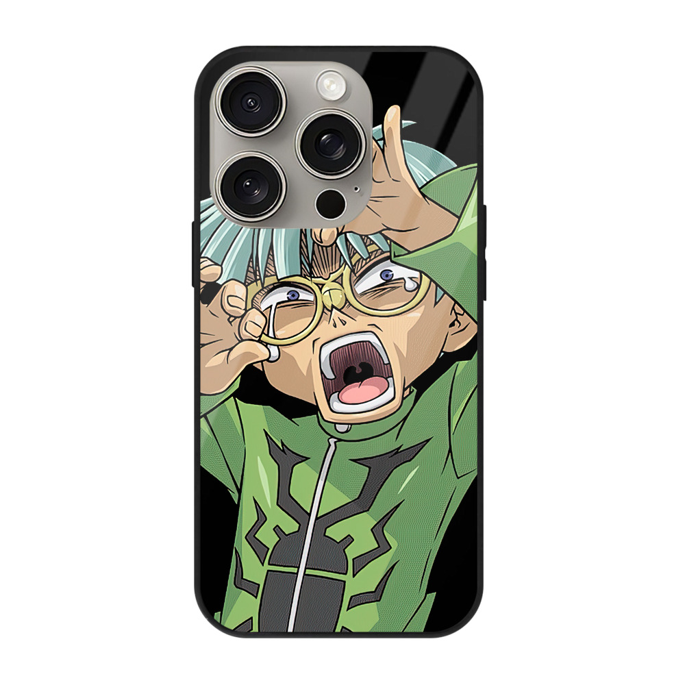 遊☆戯☆王 Yu-Gi-Oh! 【iPhone15Pro対応】スマホケース 耐衝撃＆黄変防止 背面ガラス