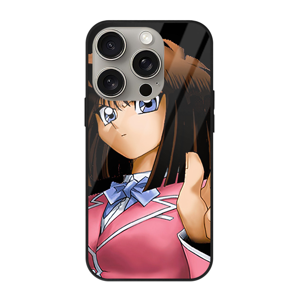 遊☆戯☆王 Yu-Gi-Oh! 【iPhone15Pro対応】スマホケース 耐衝撃＆黄変防止 背面ガラス