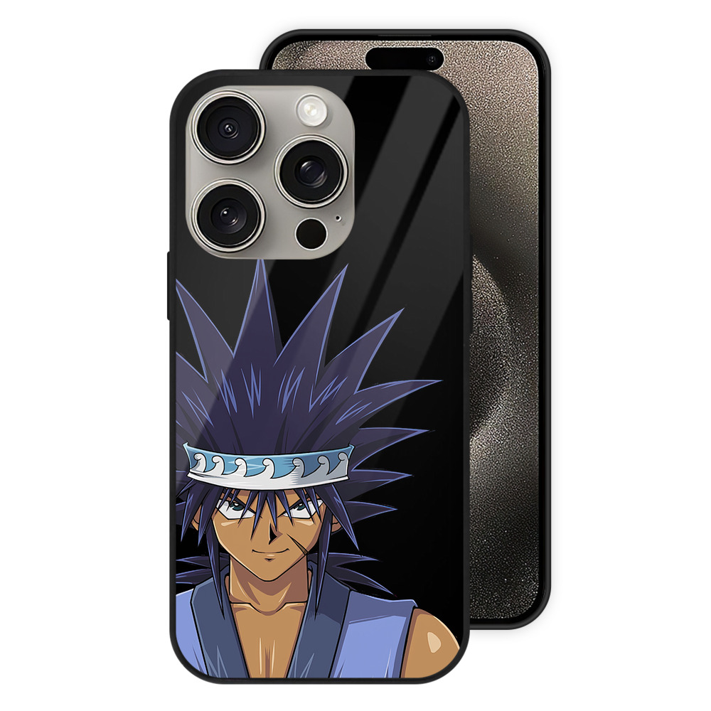 （画像用） 遊☆戯☆王 Yu-Gi-Oh! 【iPhone15Pro対応】スマホケース 耐衝撃＆黄変防止 背面ガラス
