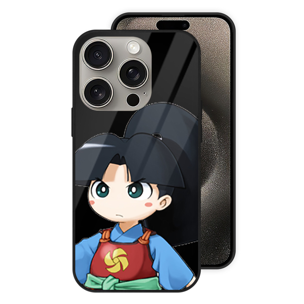 （画像用） 遊☆戯☆王 Yu-Gi-Oh! 【iPhone15Pro対応】スマホケース 耐衝撃＆黄変防止 背面ガラス