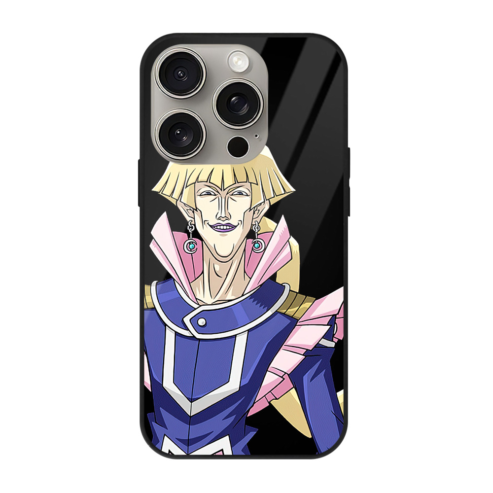 遊☆戯☆王 Yu-Gi-Oh! 【iPhone15Pro対応】スマホケース 耐衝撃＆黄変防止 背面ガラス