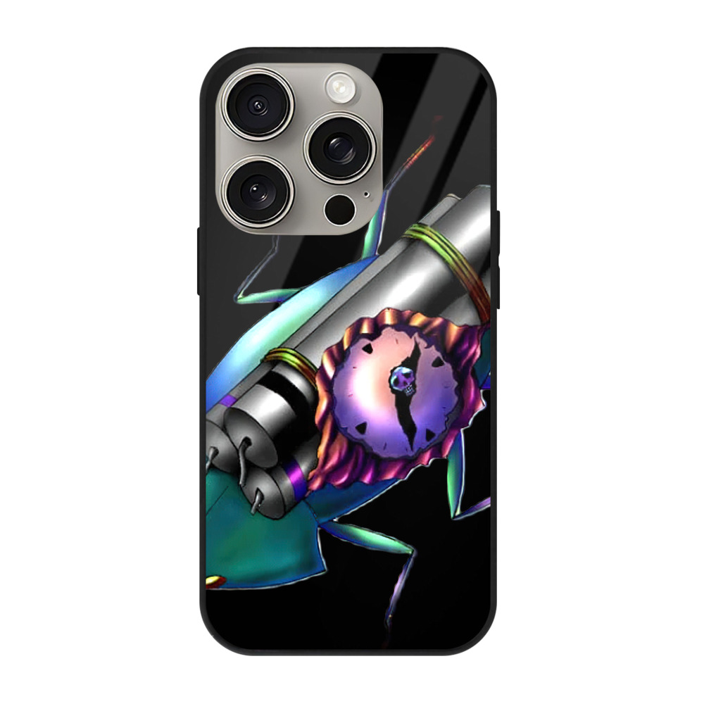 遊☆戯☆王 Yu-Gi-Oh! 【iPhone15Pro対応】スマホケース 耐衝撃＆黄変防止 背面ガラス