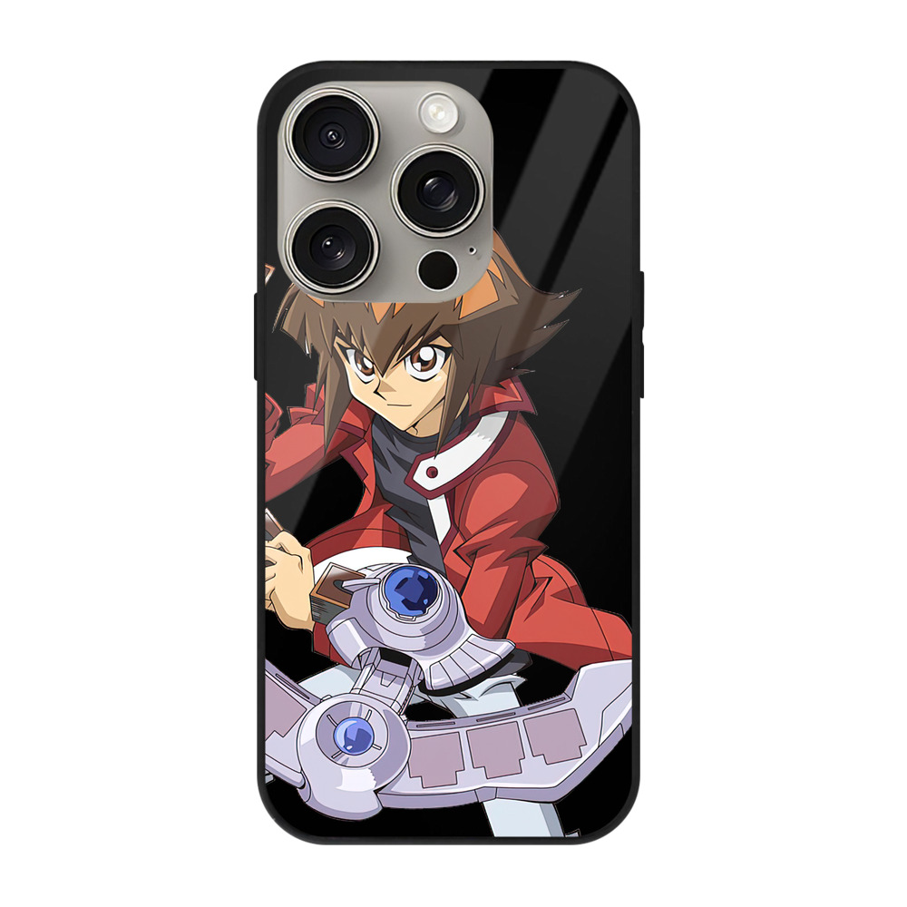 遊☆戯☆王 Yu-Gi-Oh! 【iPhone15Pro対応】スマホケース 耐衝撃＆黄変防止 背面ガラス