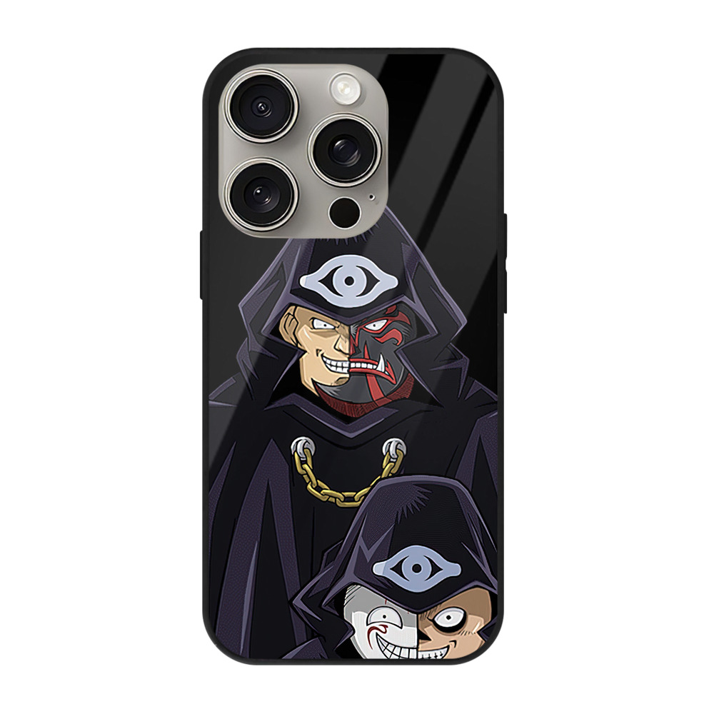 （画像用） 遊☆戯☆王 Yu-Gi-Oh! 【iPhone15Pro対応】スマホケース 耐衝撃＆黄変防止 背面ガラス