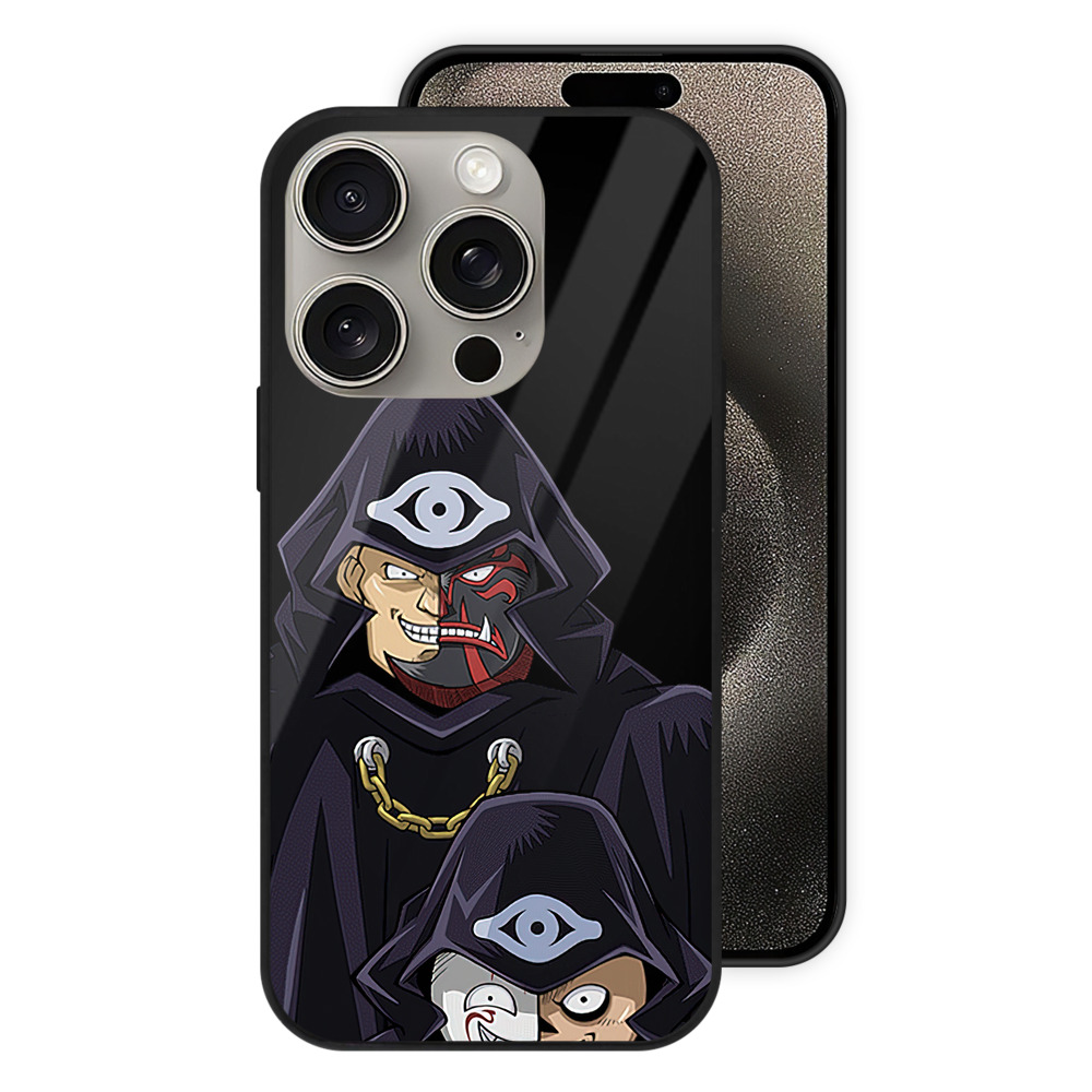 （画像用） 遊☆戯☆王 Yu-Gi-Oh! 【iPhone15Pro対応】スマホケース 耐衝撃＆黄変防止 背面ガラス