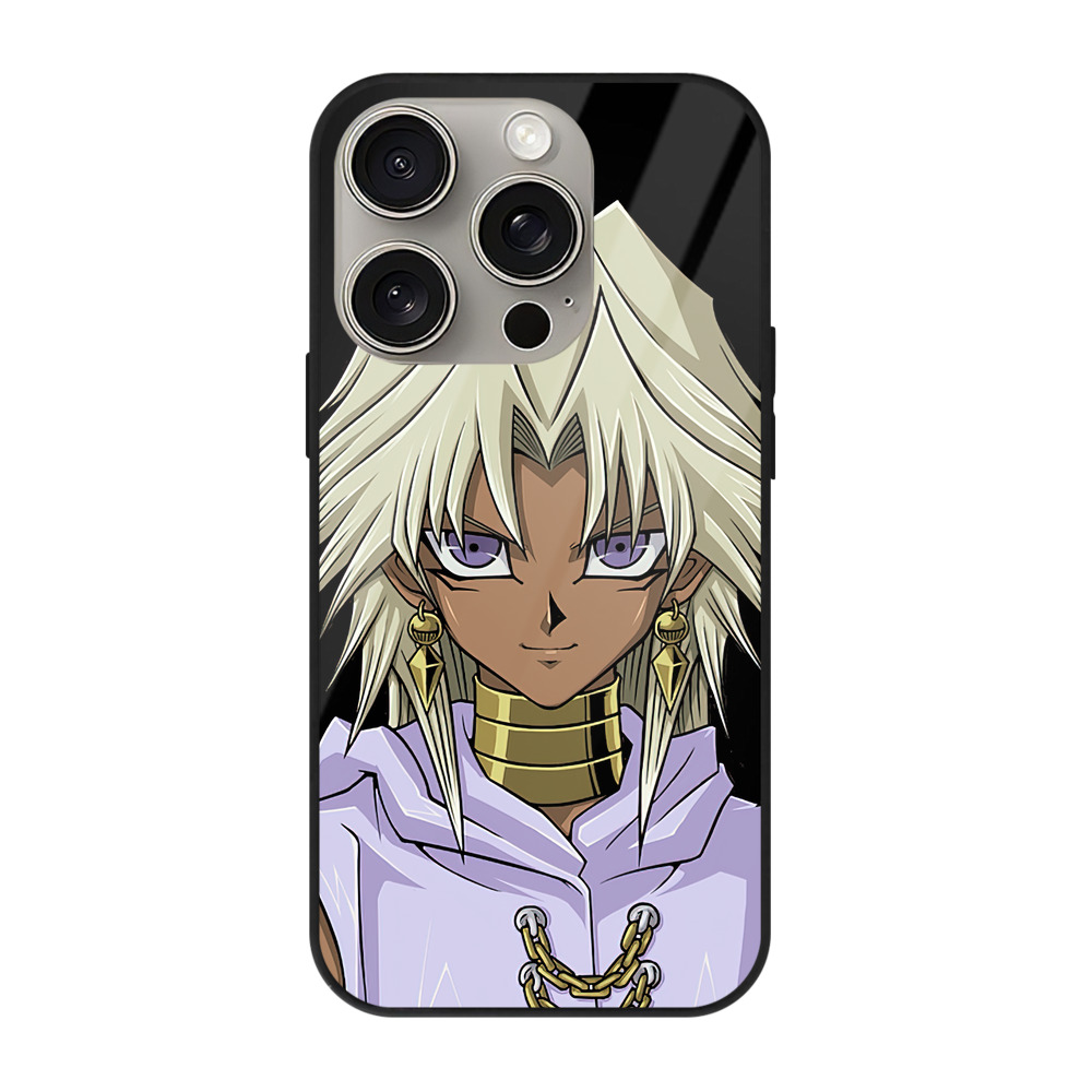 遊☆戯☆王 Yu-Gi-Oh! 【iPhone15Pro対応】スマホケース 耐衝撃＆黄変防止 背面ガラス