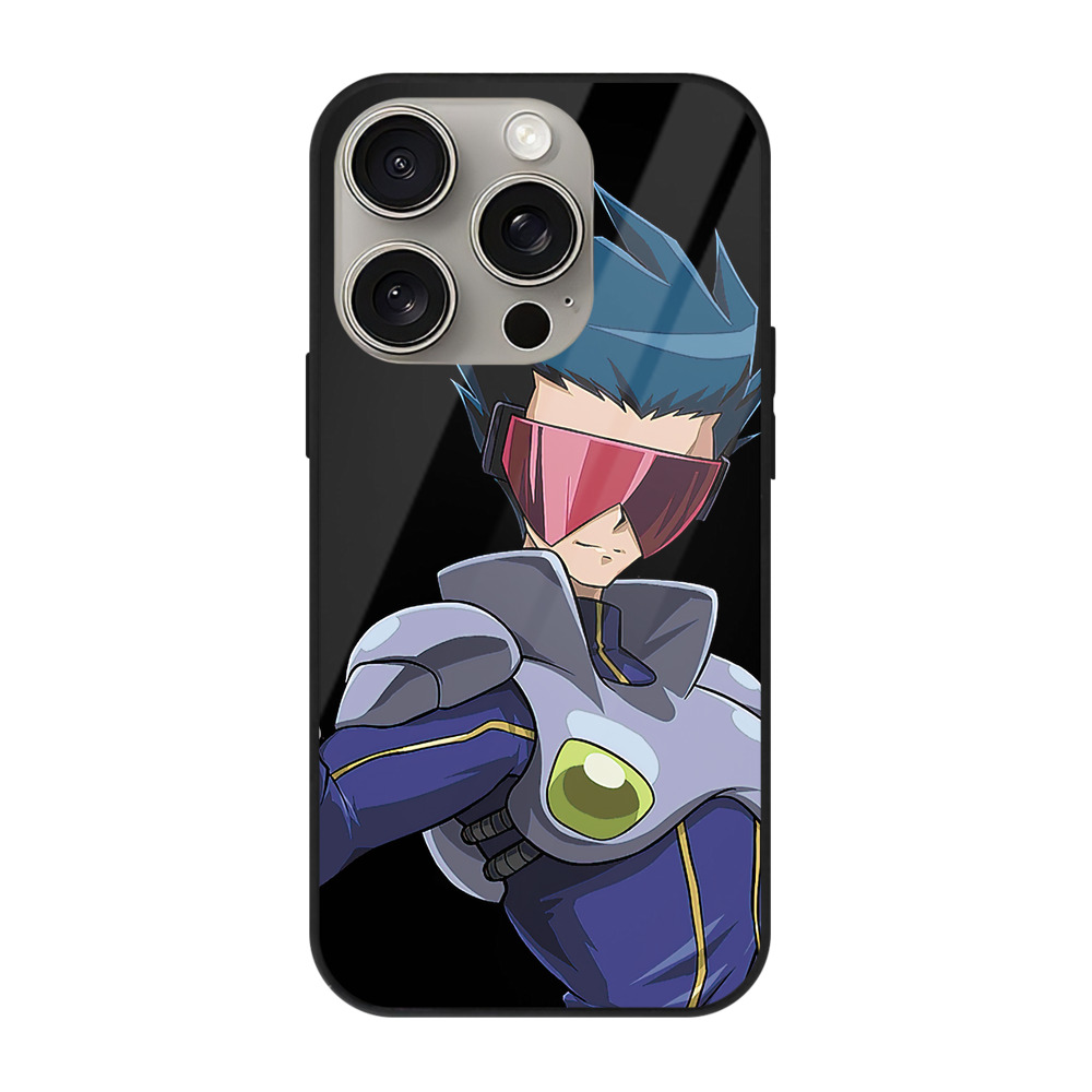 遊☆戯☆王 Yu-Gi-Oh! 【iPhone15Pro対応】スマホケース 耐衝撃＆黄変防止 背面ガラス