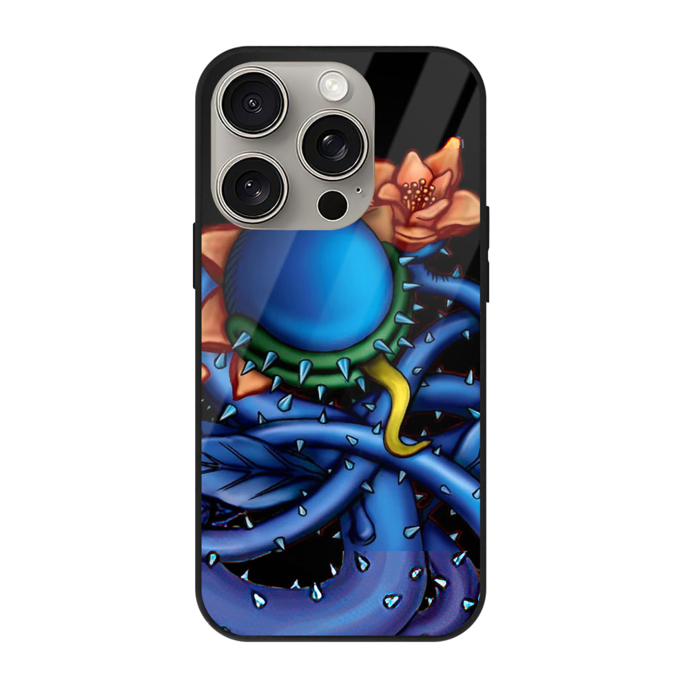 （画像用） 遊☆戯☆王 Yu-Gi-Oh! 【iPhone15Pro対応】スマホケース 耐衝撃＆黄変防止 背面ガラス