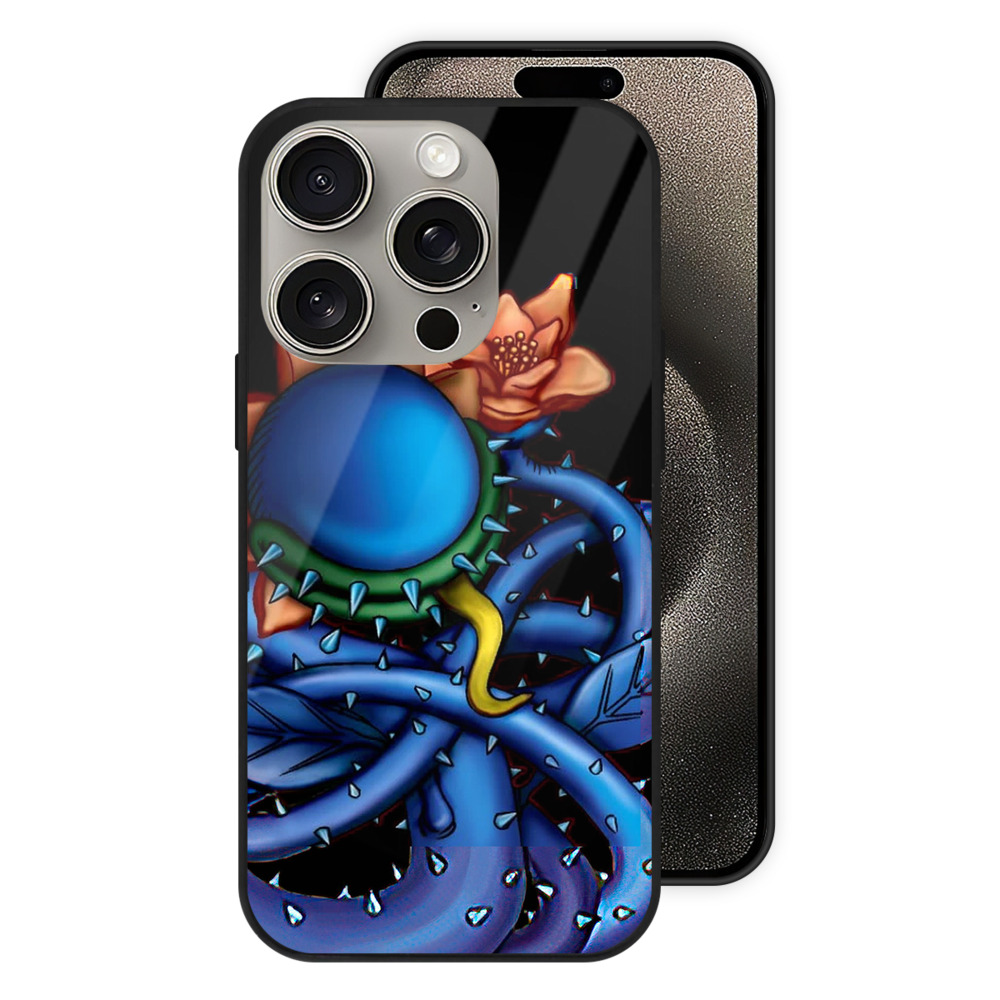 （画像用） 遊☆戯☆王 Yu-Gi-Oh! 【iPhone15Pro対応】スマホケース 耐衝撃＆黄変防止 背面ガラス
