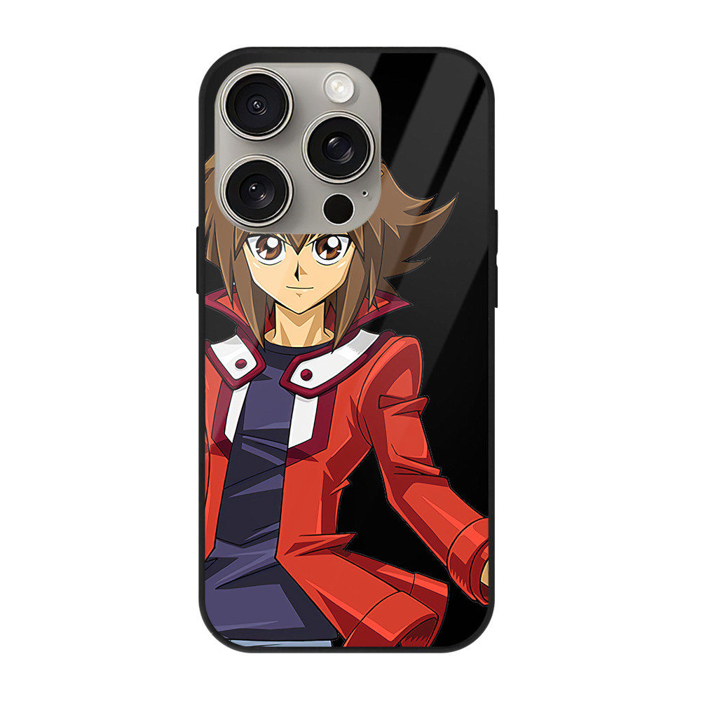 遊☆戯☆王 Yu-Gi-Oh! 【iPhone15Pro対応】スマホケース 耐衝撃＆黄変防止 背面ガラス