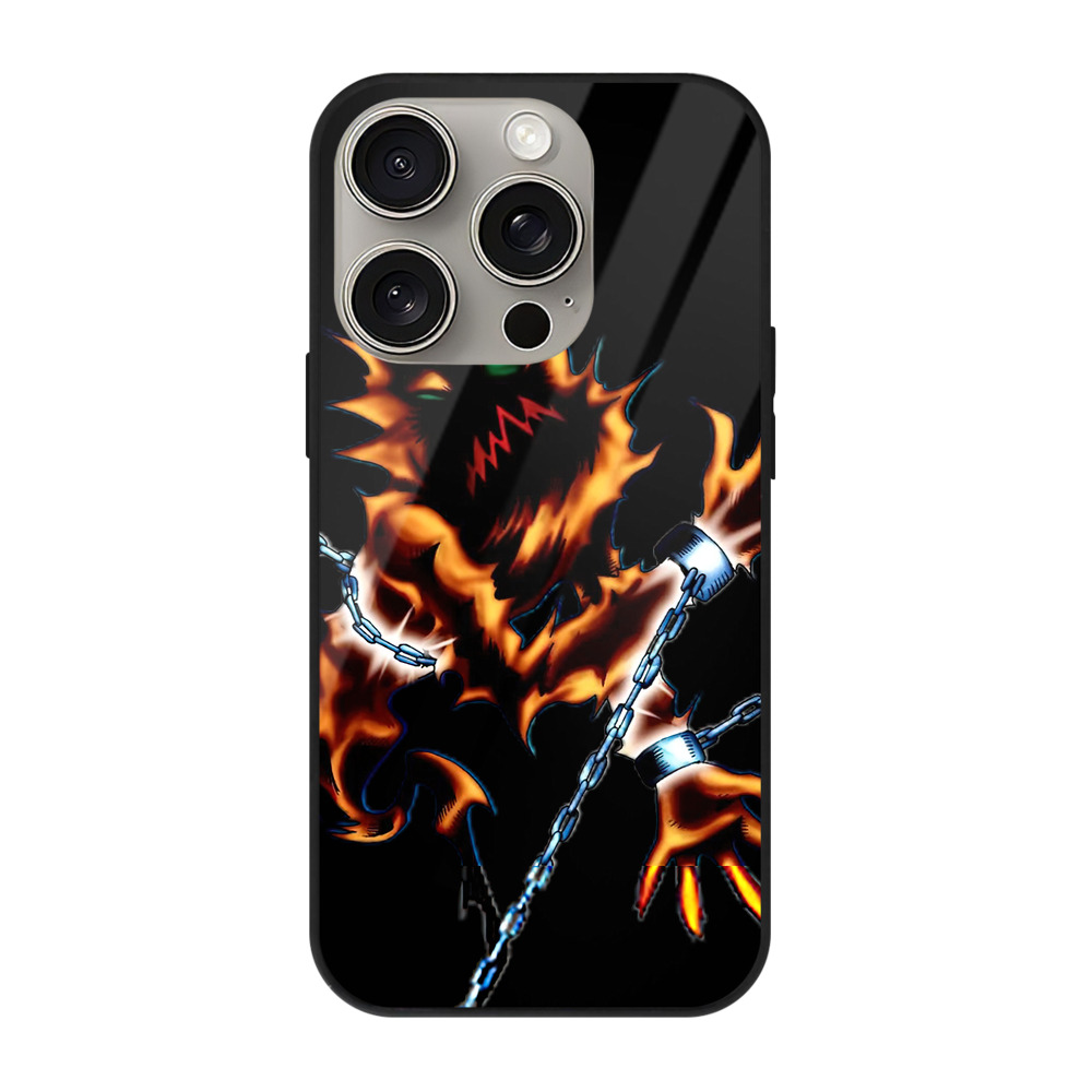 遊☆戯☆王 Yu-Gi-Oh! 【iPhone15Pro対応】スマホケース 耐衝撃＆黄変防止 背面ガラス
