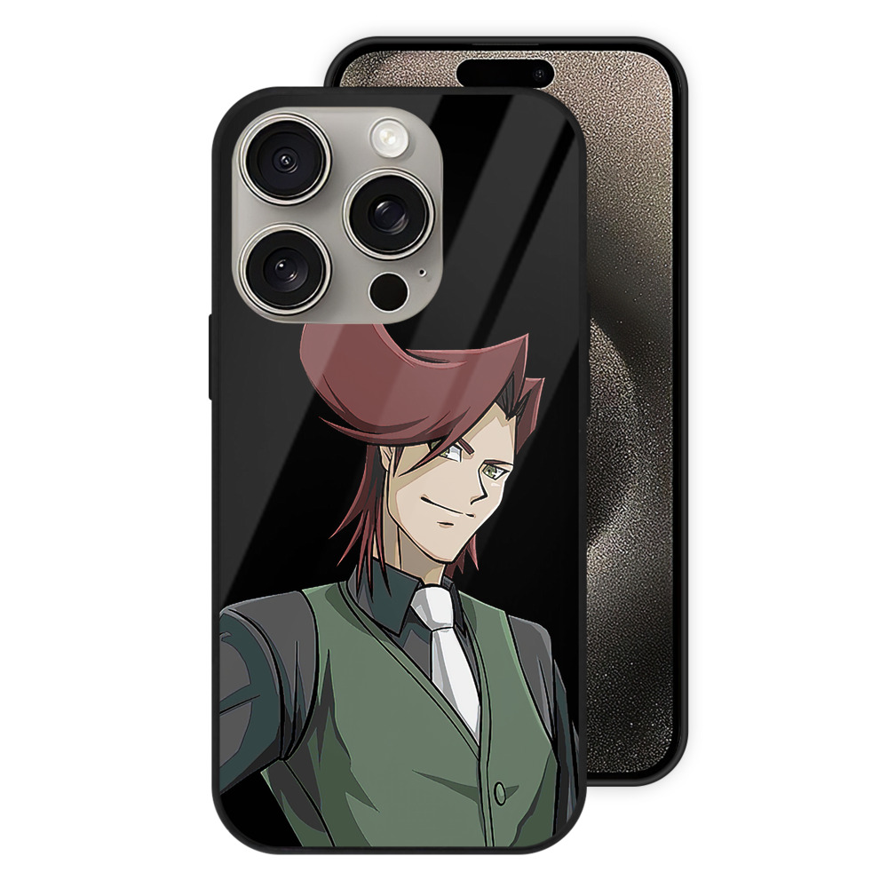 （画像用） 遊☆戯☆王 Yu-Gi-Oh! 【iPhone15Pro対応】スマホケース 耐衝撃＆黄変防止 背面ガラス