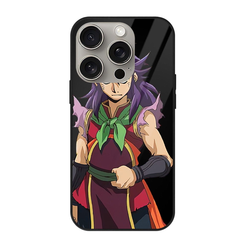 （画像用） 遊☆戯☆王 Yu-Gi-Oh! 【iPhone15Pro対応】スマホケース 耐衝撃＆黄変防止 背面ガラス