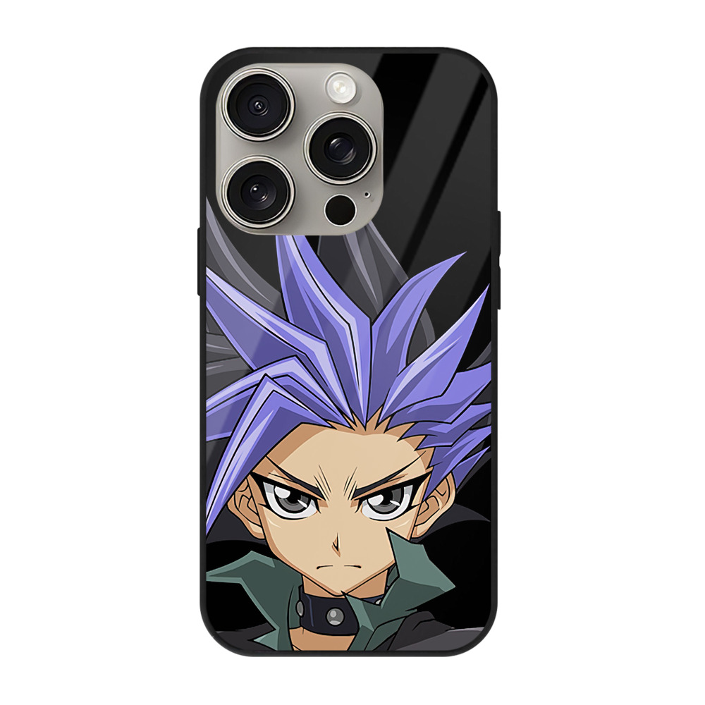 （画像用） 遊☆戯☆王 Yu-Gi-Oh! 【iPhone15Pro対応】スマホケース 耐衝撃＆黄変防止 背面ガラス