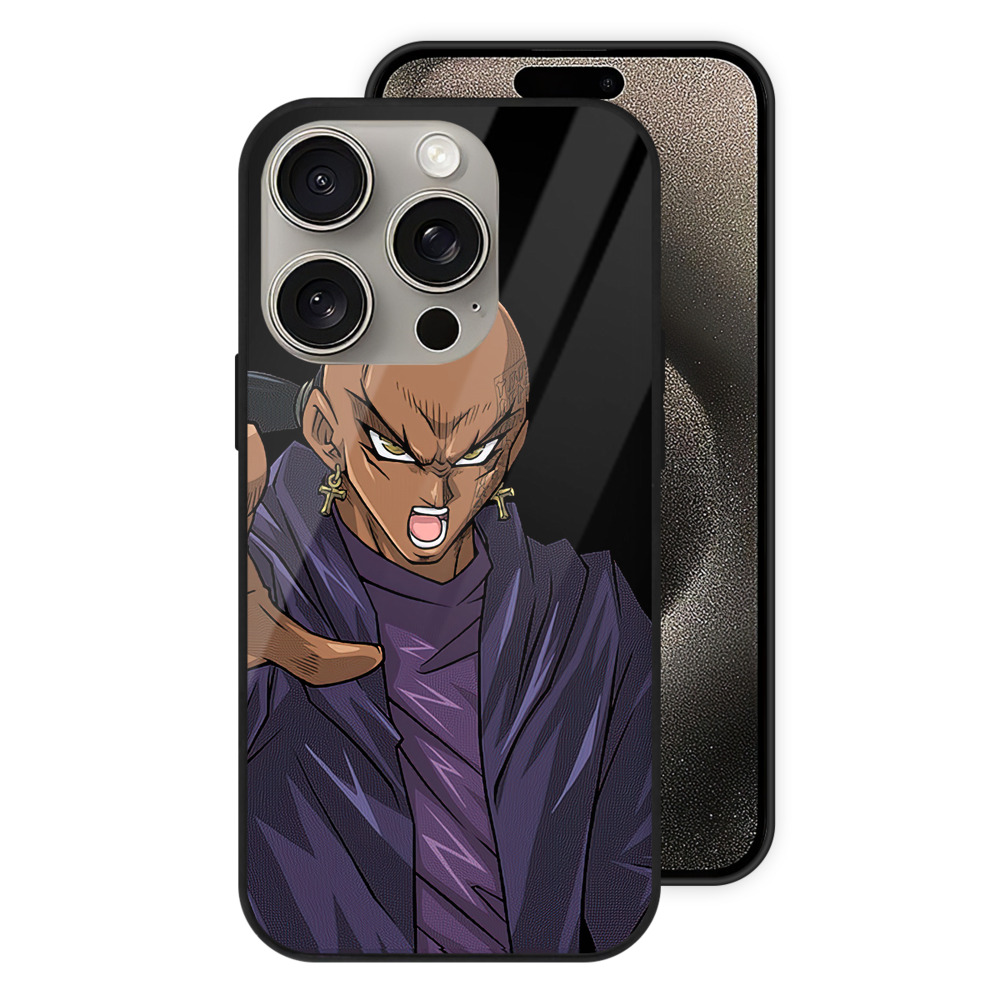 （画像用） 遊☆戯☆王 Yu-Gi-Oh! 【iPhone15Pro対応】スマホケース 耐衝撃＆黄変防止 背面ガラス