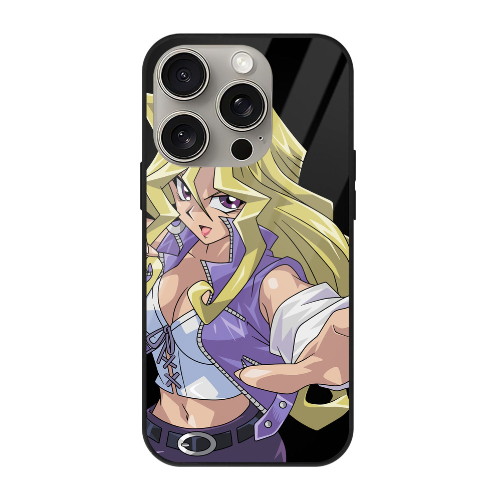 遊☆戯☆王 Yu-Gi-Oh! 【iPhone15Pro対応】スマホケース 耐衝撃＆黄変防止 背面ガラス