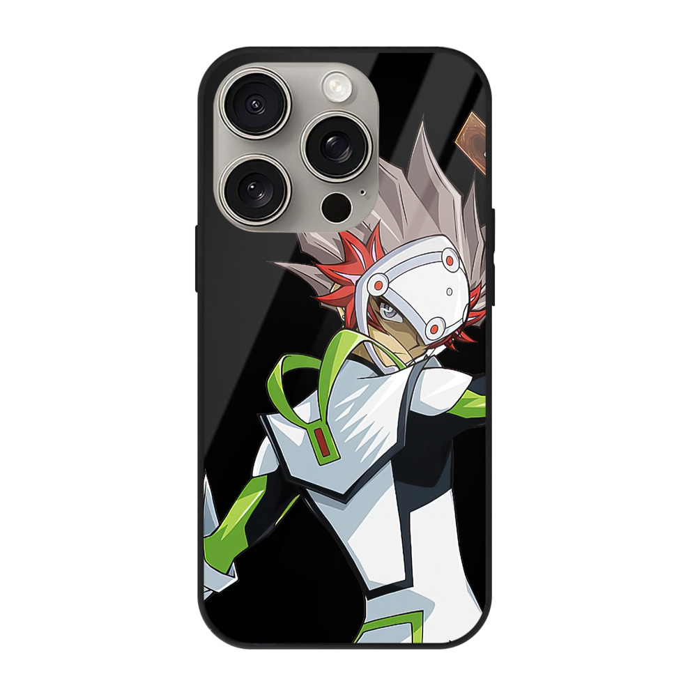 （画像用） 遊☆戯☆王 Yu-Gi-Oh! 【iPhone15Pro対応】スマホケース 耐衝撃＆黄変防止 背面ガラス