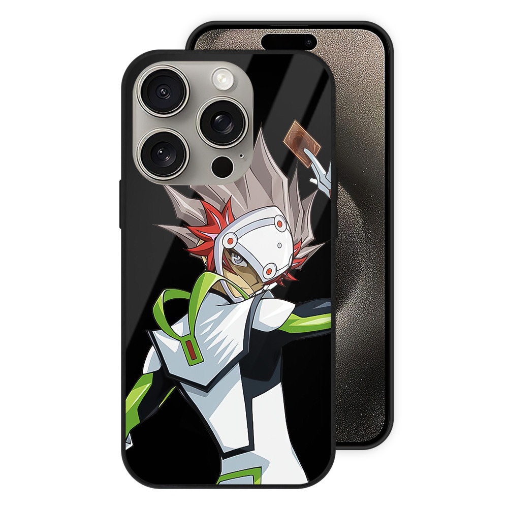（画像用） 遊☆戯☆王 Yu-Gi-Oh! 【iPhone15Pro対応】スマホケース 耐衝撃＆黄変防止 背面ガラス