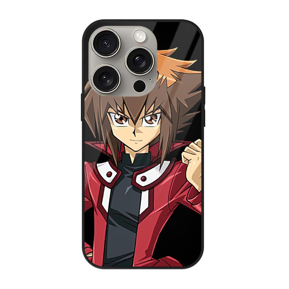 遊☆戯☆王 Yu-Gi-Oh! 【iPhone15Pro対応】スマホケース 耐衝撃＆黄変防止 背面ガラス