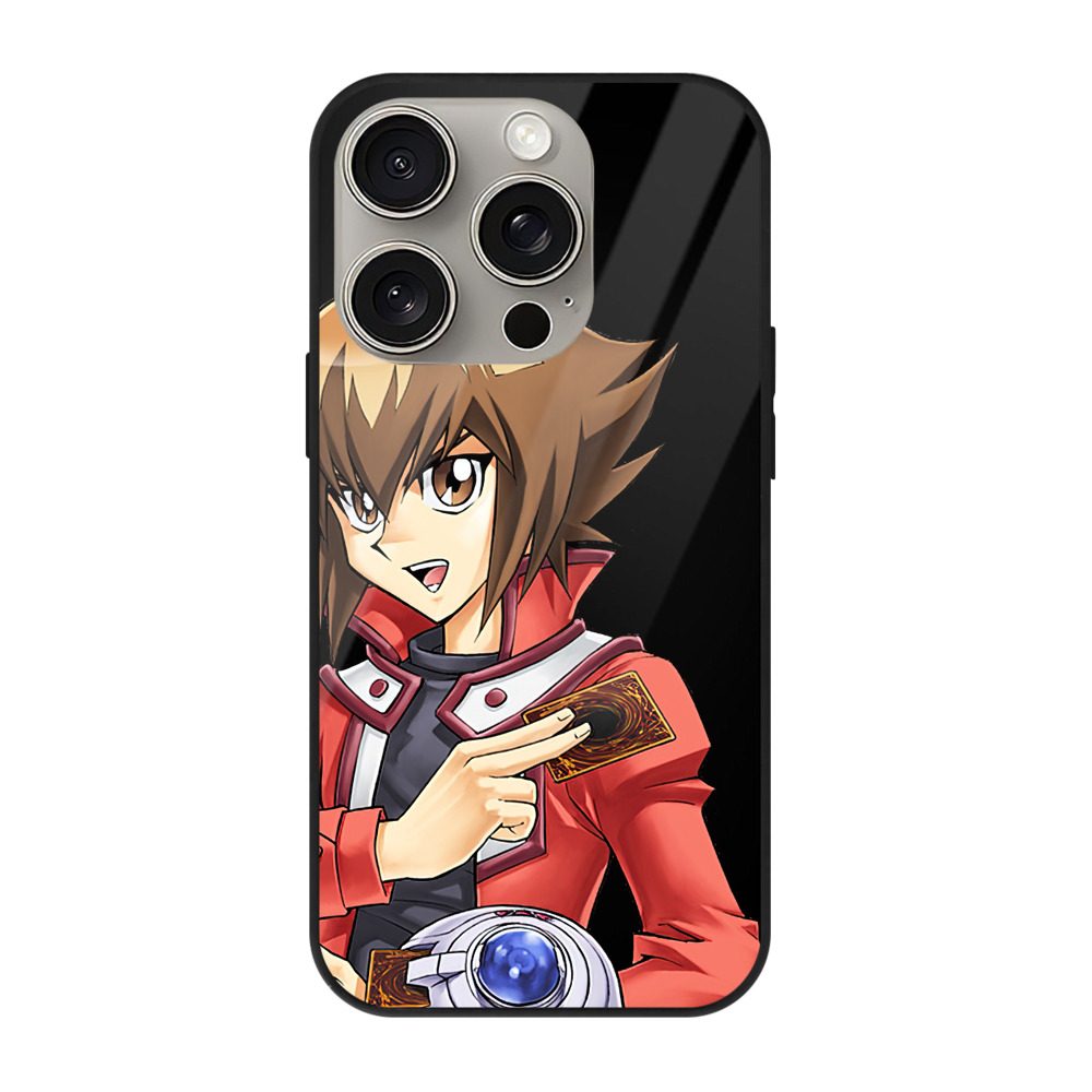 遊☆戯☆王 Yu-Gi-Oh! 【iPhone15Pro対応】スマホケース 耐衝撃＆黄変防止 背面ガラス
