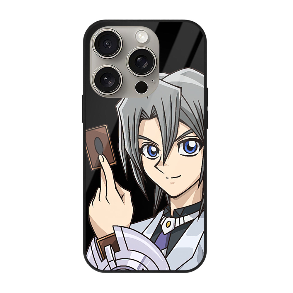 遊☆戯☆王 Yu-Gi-Oh! 【iPhone15Pro対応】スマホケース 耐衝撃＆黄変防止 背面ガラス