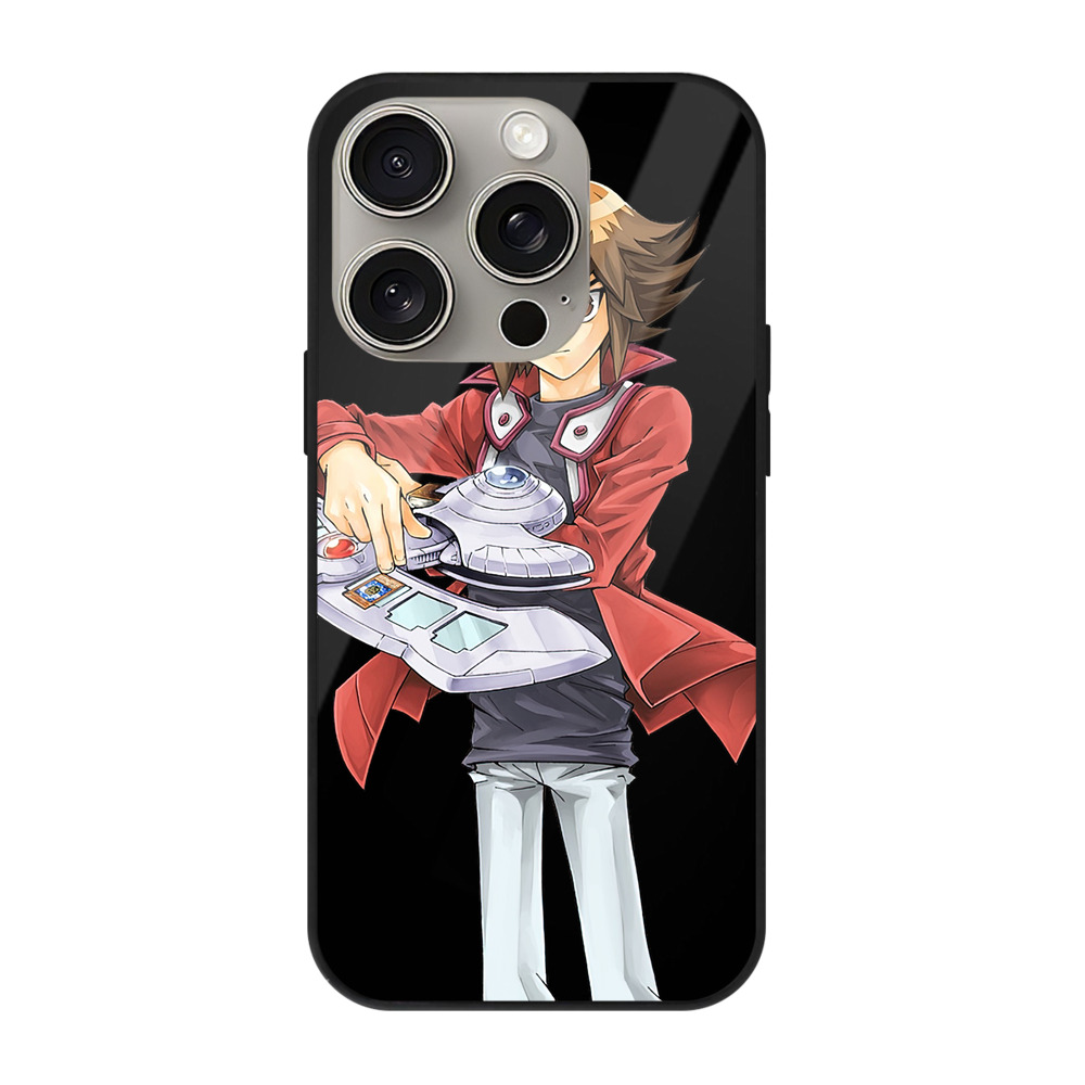 遊☆戯☆王 Yu-Gi-Oh! 【iPhone15Pro対応】スマホケース 耐衝撃＆黄変防止 背面ガラス