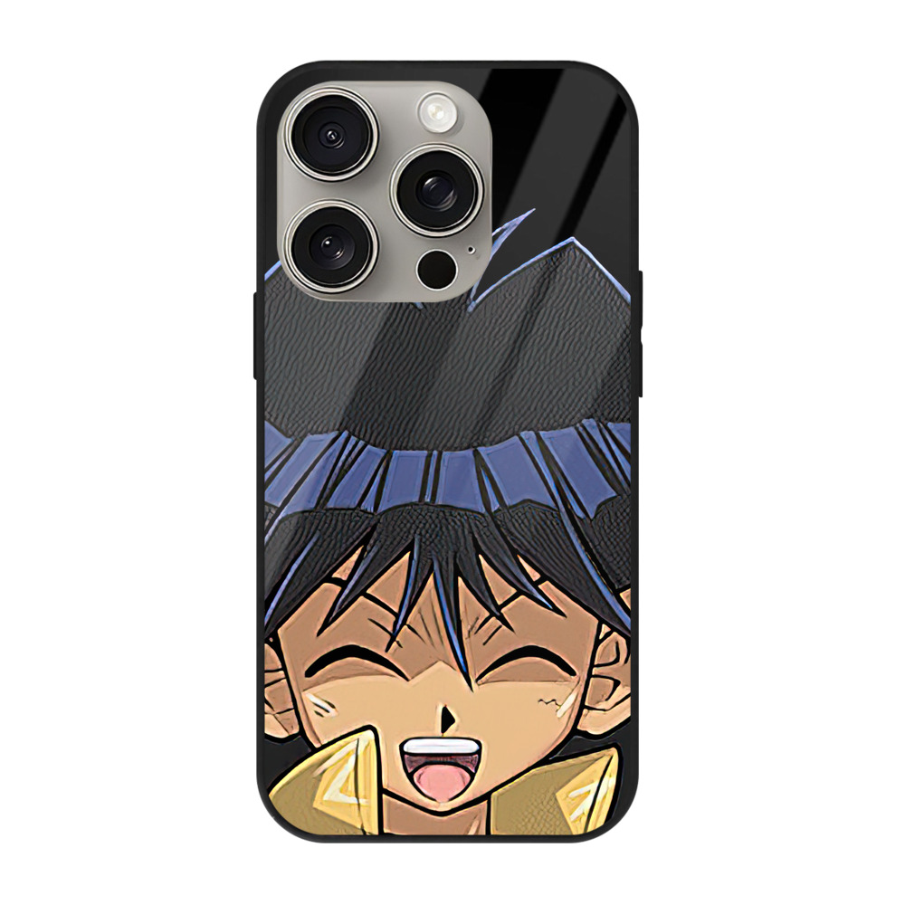 遊☆戯☆王 Yu-Gi-Oh! 【iPhone15Pro対応】スマホケース 耐衝撃＆黄変防止 背面ガラス