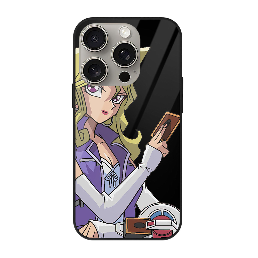 遊☆戯☆王 Yu-Gi-Oh! 【iPhone15Pro対応】スマホケース 耐衝撃＆黄変防止 背面ガラス