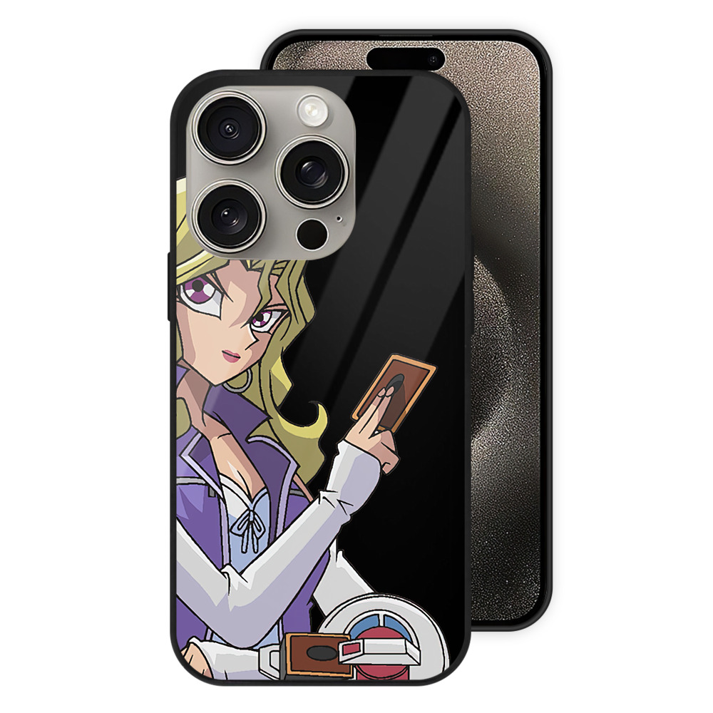 遊☆戯☆王 Yu-Gi-Oh! 【iPhone15Pro対応】スマホケース 耐衝撃＆黄変防止 背面ガラス