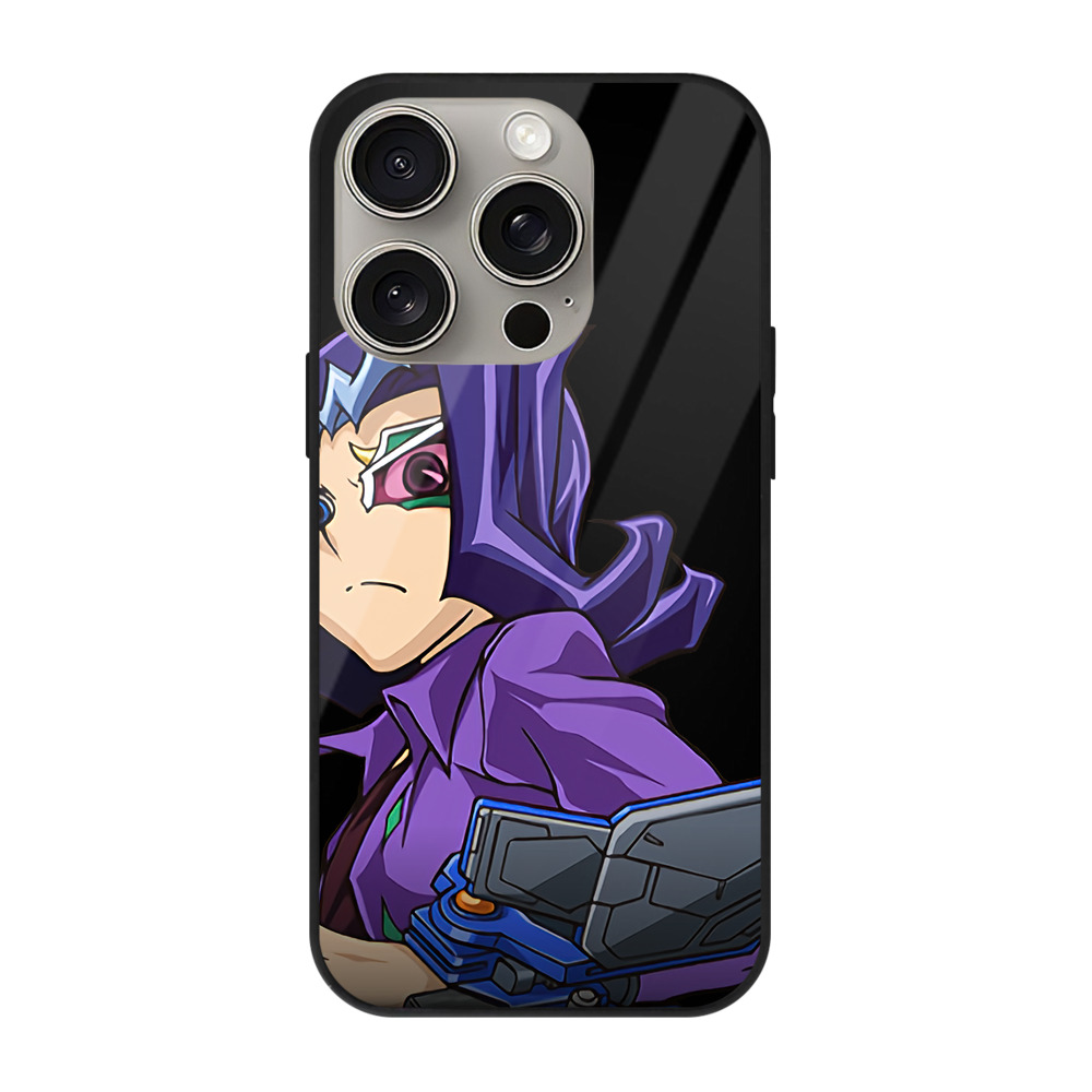 遊☆戯☆王 Yu-Gi-Oh! 【iPhone15Pro対応】スマホケース 耐衝撃＆黄変防止 背面ガラス