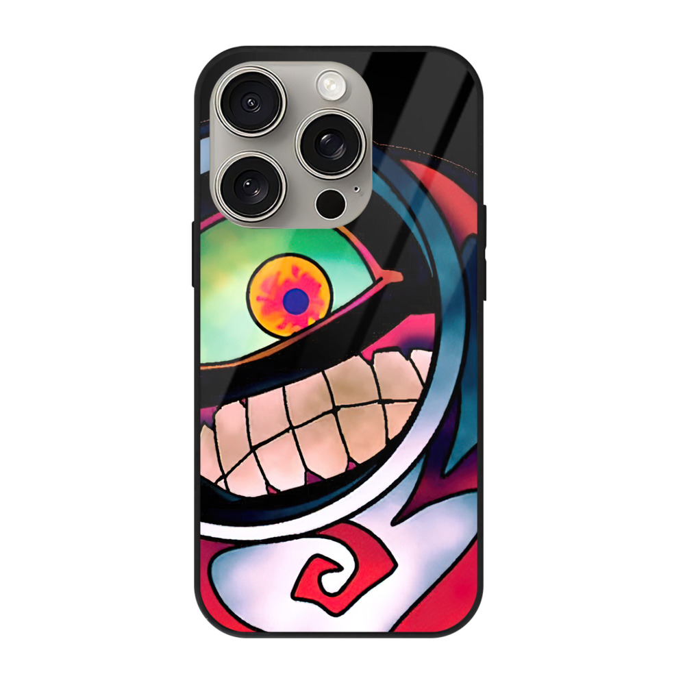 遊☆戯☆王 Yu-Gi-Oh! 【iPhone15Pro対応】スマホケース 耐衝撃＆黄変防止 背面ガラス