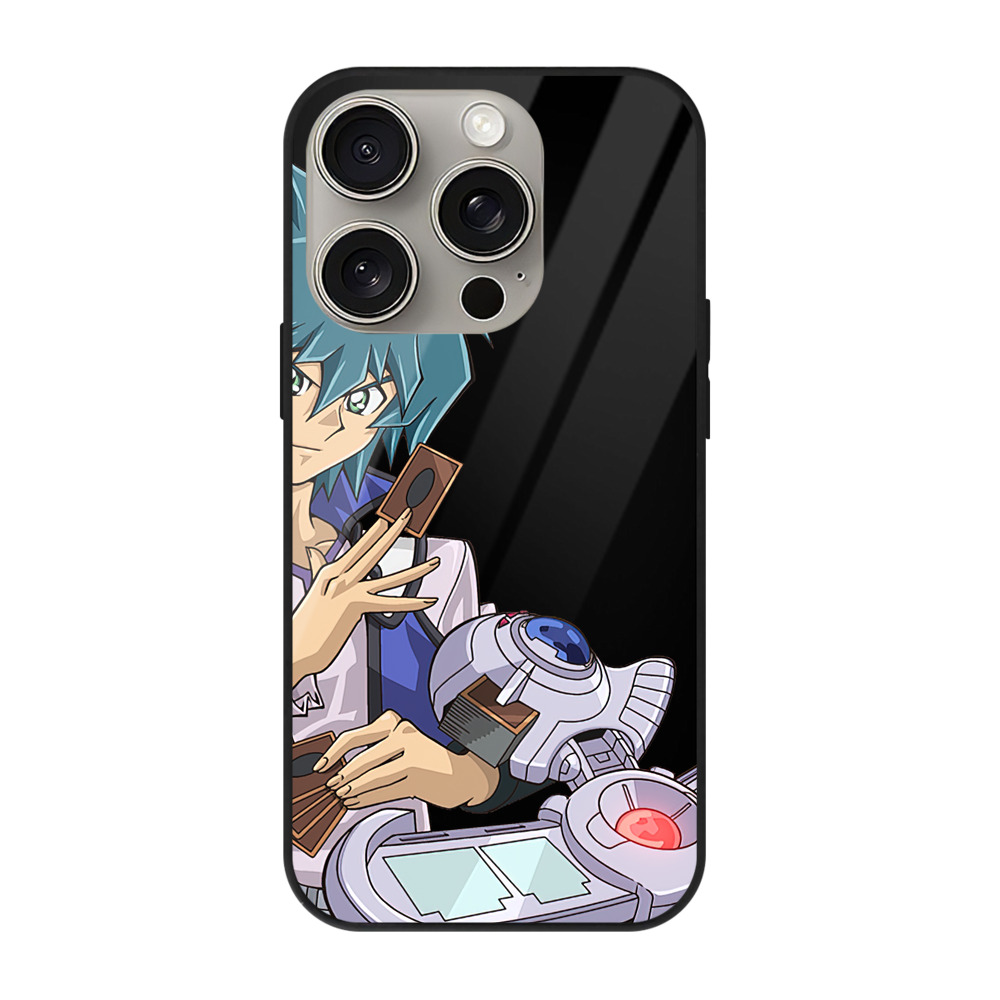 遊☆戯☆王 Yu-Gi-Oh! 【iPhone15Pro対応】スマホケース 耐衝撃＆黄変防止 背面ガラス