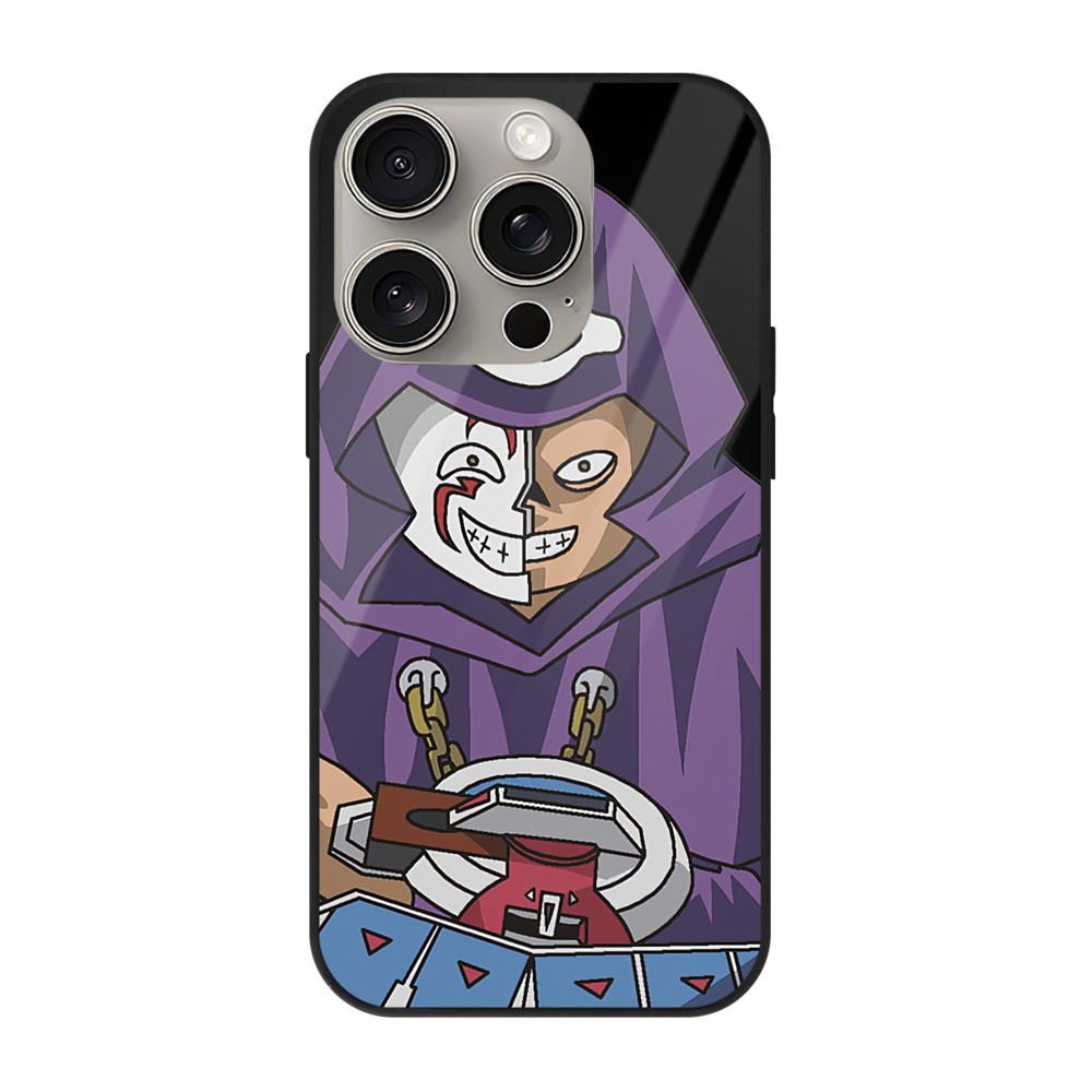 遊☆戯☆王 Yu-Gi-Oh! 【iPhone15Pro対応】スマホケース 耐衝撃＆黄変防止 背面ガラス