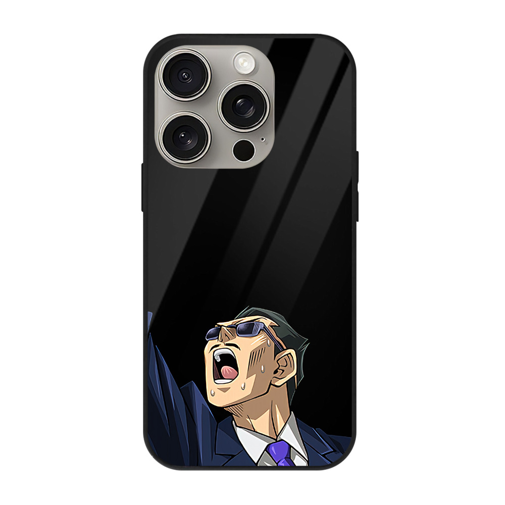 （画像用） 遊☆戯☆王 Yu-Gi-Oh! 【iPhone15Pro対応】スマホケース 耐衝撃＆黄変防止 背面ガラス