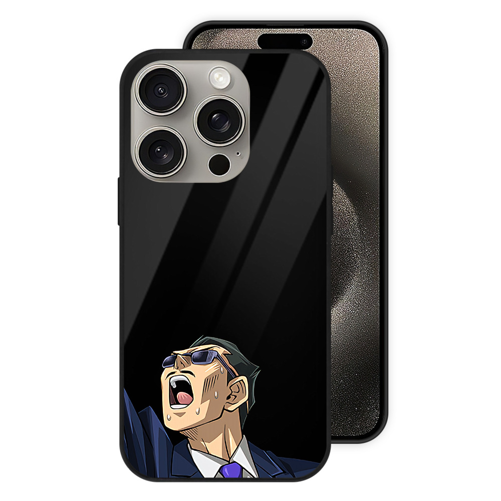 （画像用） 遊☆戯☆王 Yu-Gi-Oh! 【iPhone15Pro対応】スマホケース 耐衝撃＆黄変防止 背面ガラス