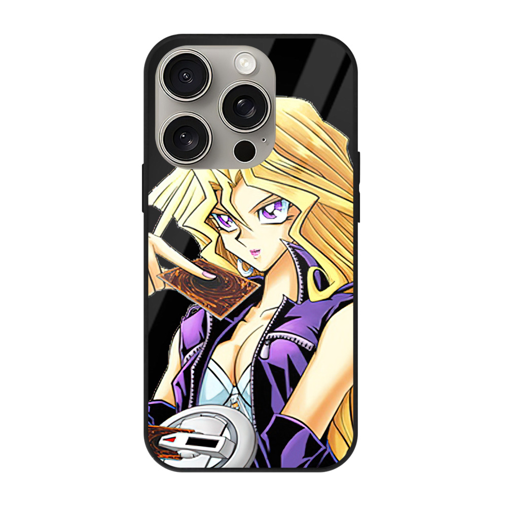 遊☆戯☆王 Yu-Gi-Oh! 【iPhone15Pro対応】スマホケース 耐衝撃＆黄変防止 背面ガラス