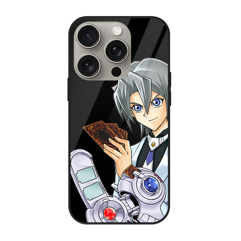 遊☆戯☆王 Yu-Gi-Oh! 【iPhone15Pro対応】スマホケース 耐衝撃＆黄変防止 背面ガラス