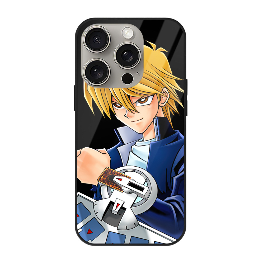 遊☆戯☆王 Yu-Gi-Oh! 【iPhone15Pro対応】スマホケース 耐衝撃＆黄変防止 背面ガラス