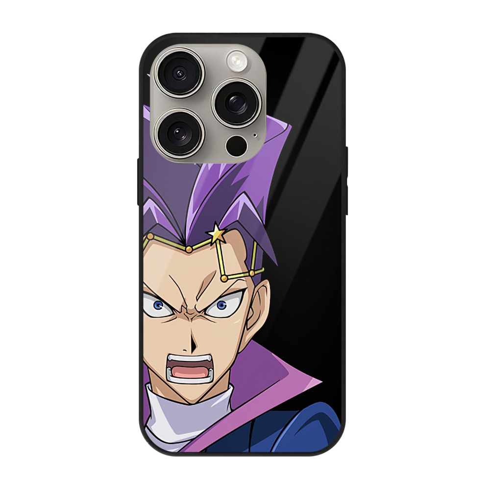 遊☆戯☆王 Yu-Gi-Oh! 【iPhone15Pro対応】スマホケース 耐衝撃＆黄変防止 背面ガラス