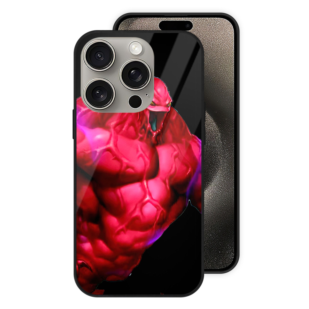 （画像用） 遊☆戯☆王 Yu-Gi-Oh! 【iPhone15Pro対応】スマホケース 耐衝撃＆黄変防止 背面ガラス
