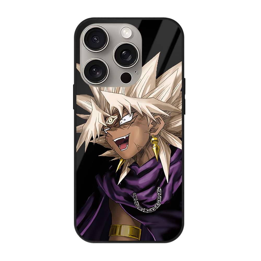 遊☆戯☆王 Yu-Gi-Oh! 【iPhone15Pro対応】スマホケース 耐衝撃＆黄変防止 背面ガラス