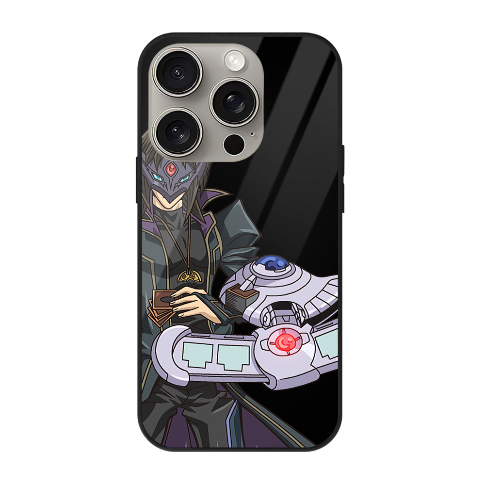 （画像用） 遊☆戯☆王 Yu-Gi-Oh! 【iPhone15Pro対応】スマホケース 耐衝撃＆黄変防止 背面ガラス