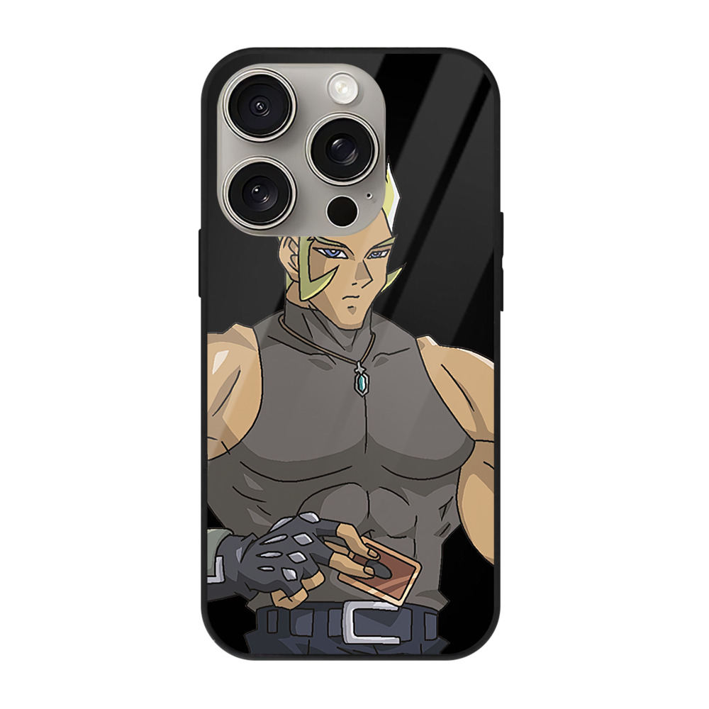 遊☆戯☆王 Yu-Gi-Oh! 【iPhone15Pro対応】スマホケース 耐衝撃＆黄変防止 背面ガラス