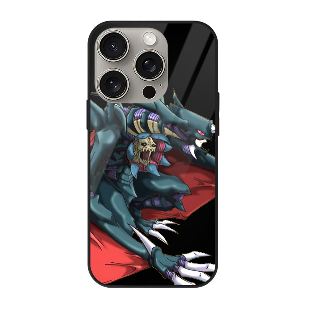 遊☆戯☆王 Yu-Gi-Oh! 【iPhone15Pro対応】スマホケース 耐衝撃＆黄変防止 背面ガラス