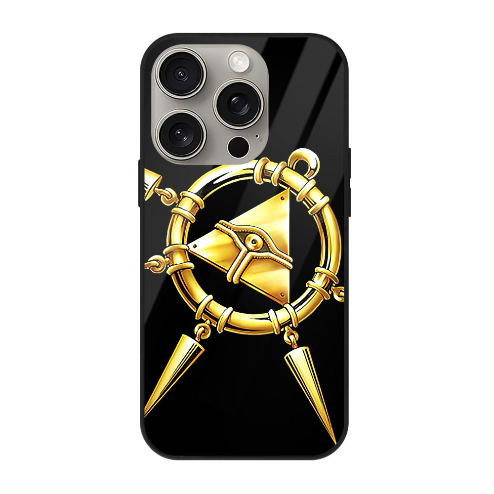 （画像用） 遊☆戯☆王 Yu-Gi-Oh! 【iPhone15Pro対応】スマホケース 耐衝撃＆黄変防止 背面ガラス