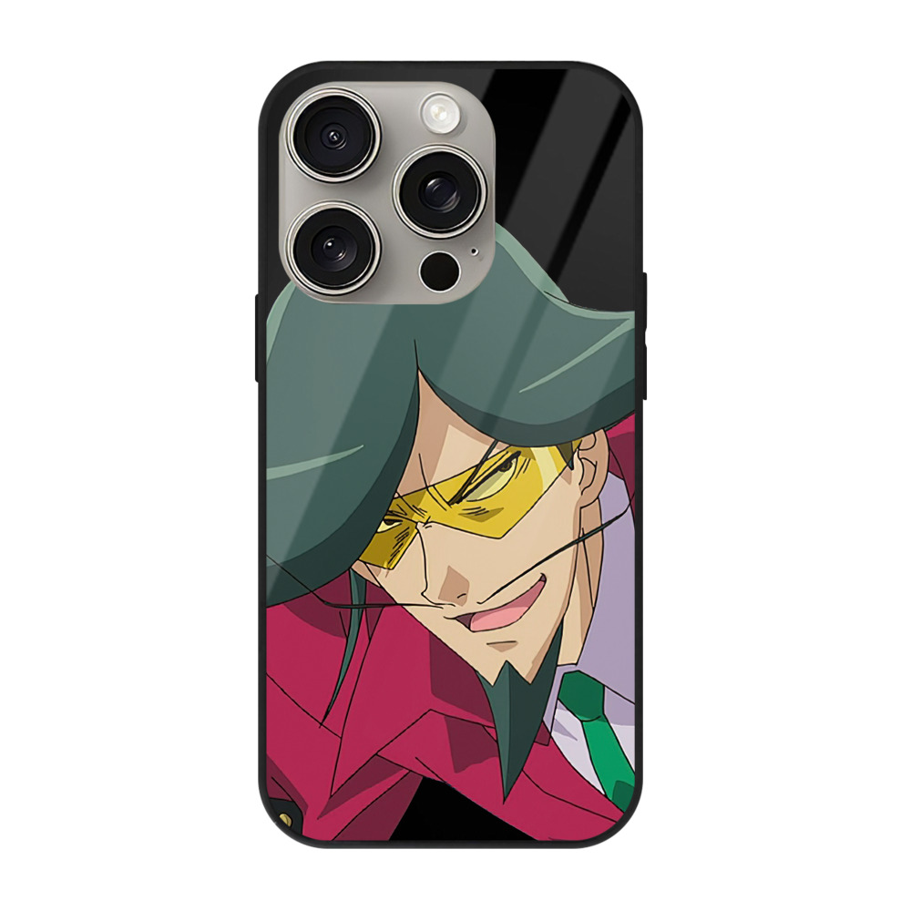 （画像用） 遊☆戯☆王 Yu-Gi-Oh! 【iPhone15Pro対応】スマホケース 耐衝撃＆黄変防止 背面ガラス