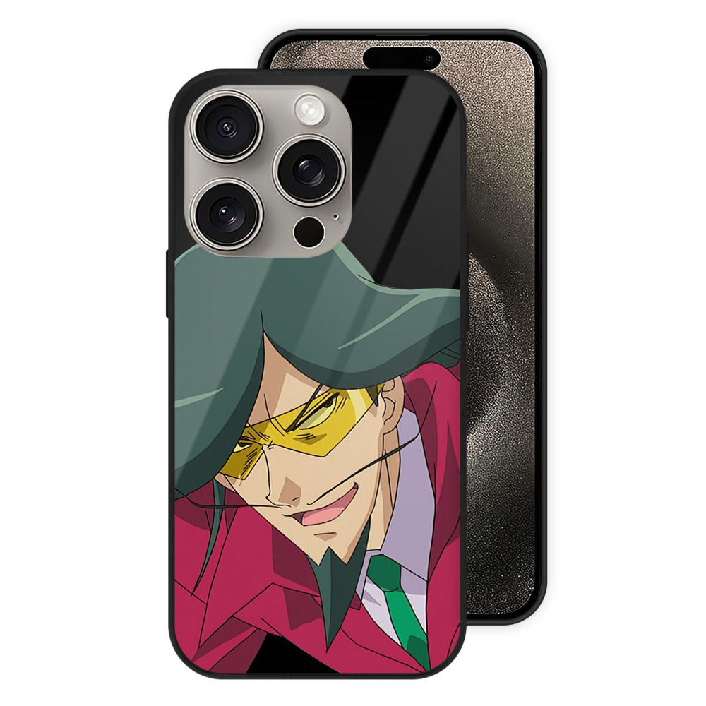 （画像用） 遊☆戯☆王 Yu-Gi-Oh! 【iPhone15Pro対応】スマホケース 耐衝撃＆黄変防止 背面ガラス